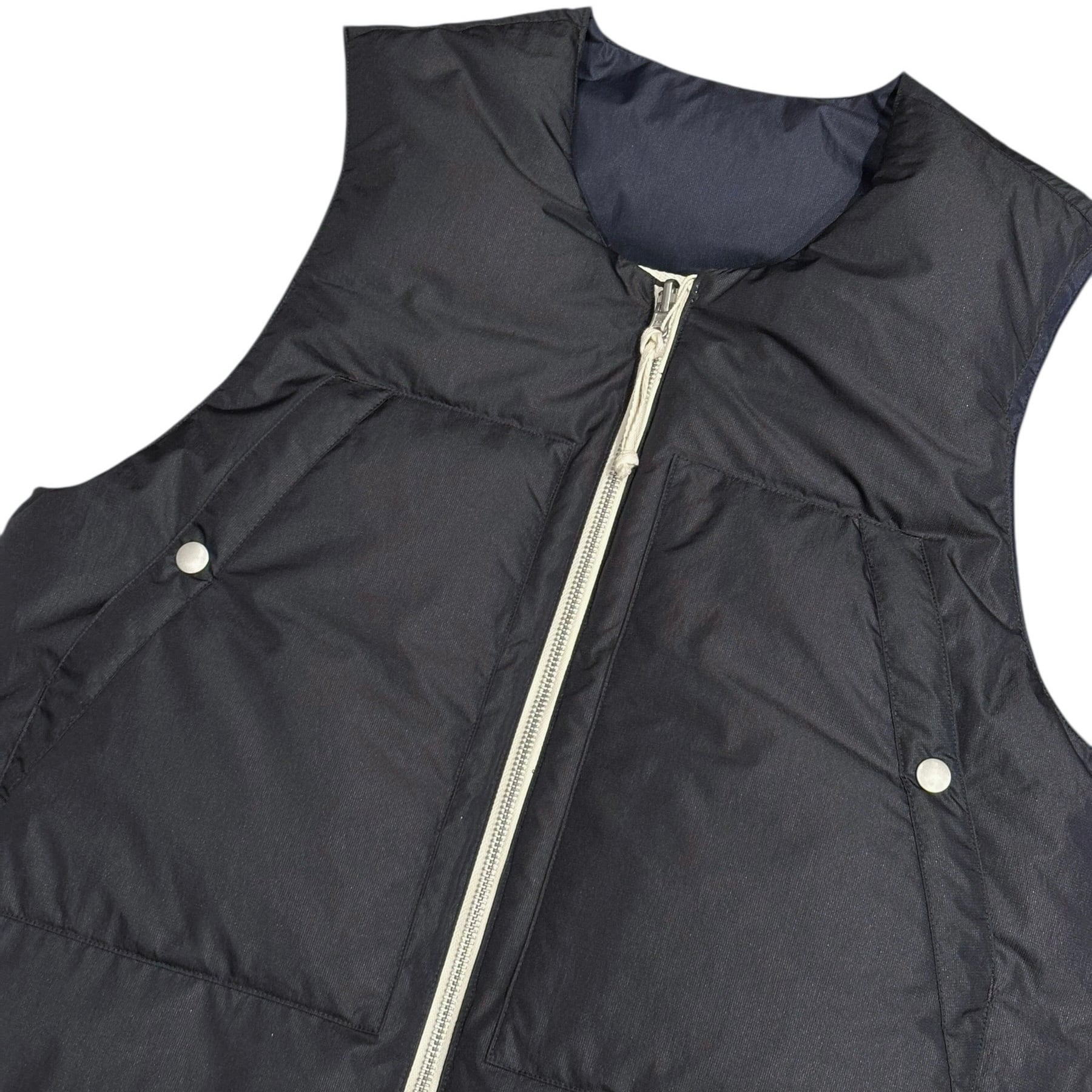 NOROLL VESTAS TWO FACE DOWN / BLACK-NAVY (ノーロール ダウンベスト