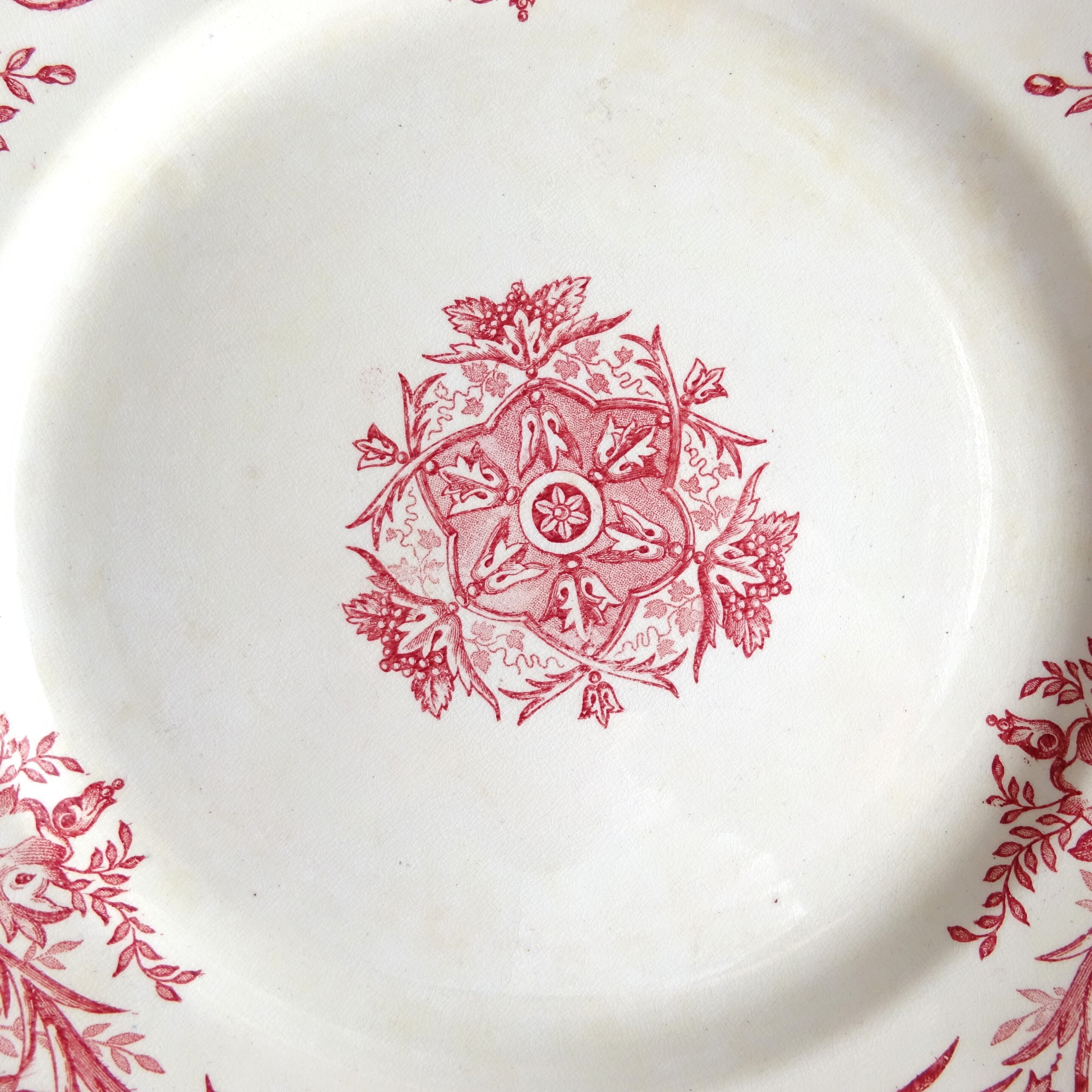 ☆ F F PEXONNE modèle Louis XVI assiette plate (C)