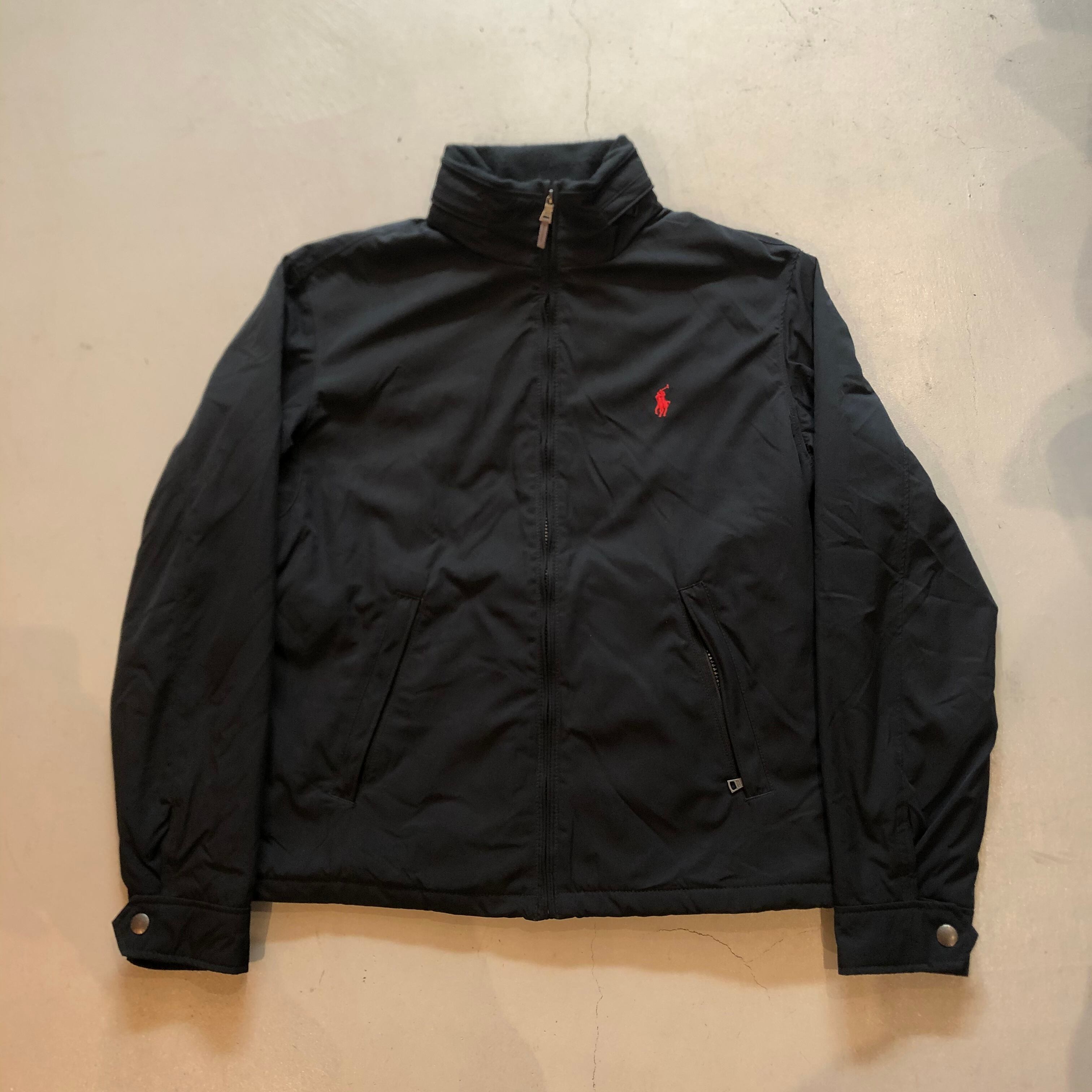 00s POLO Ralph Lauren high neck full zip shell jacket【高円寺店 
