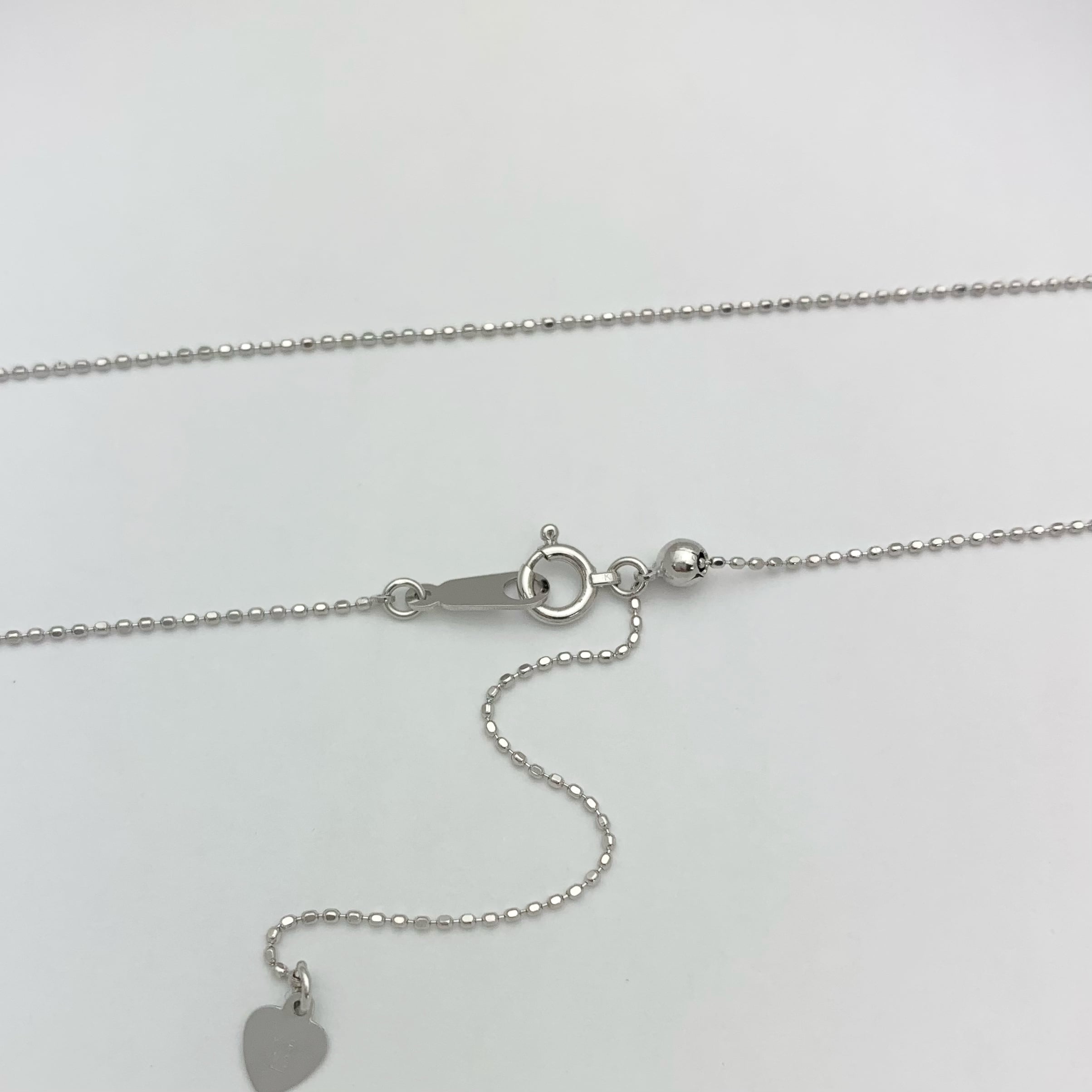 K18WG 0.12ct ダイヤモンドネックレス ダイヤモンド K18WG 0.12ct 