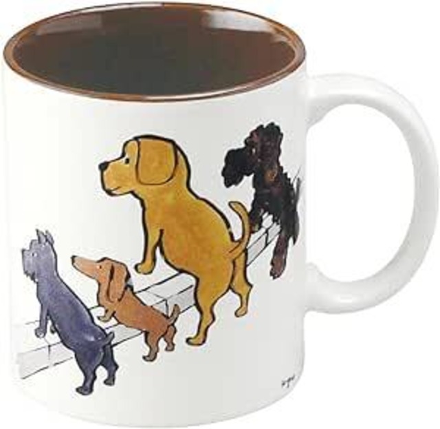 レイモン・サヴィニャック　マグカップ　(清潔な街キャンペーン　犬) - メイン画像