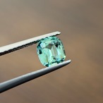 シーフォームトルマリン クッションカット 5.8x5.2mm, 0.79ct, アフガニスタン産