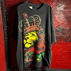 OGABEL グラフィックTシャツ ライオン ラスタカラー ビッグサイズ