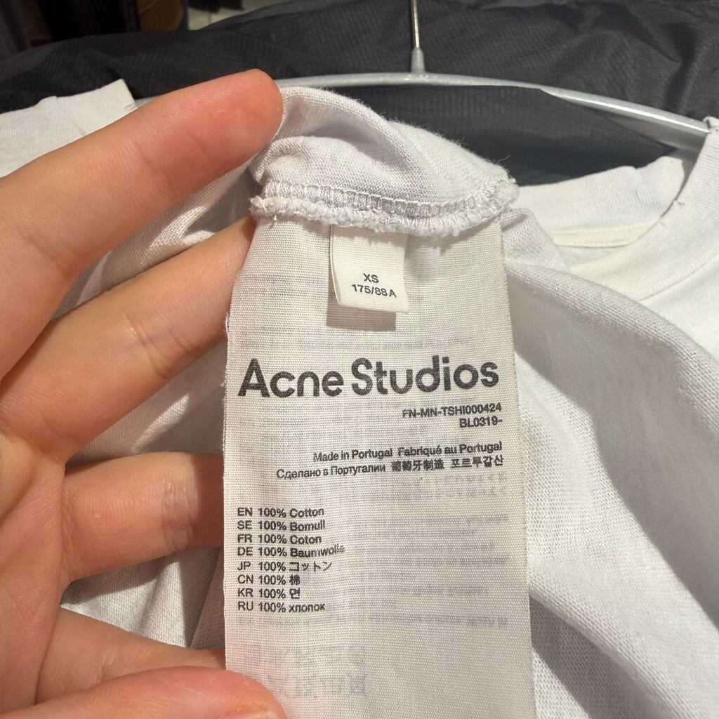 Acne Studios アクネステュディオス Logo Stamp T-shirt Tシャツ 半袖