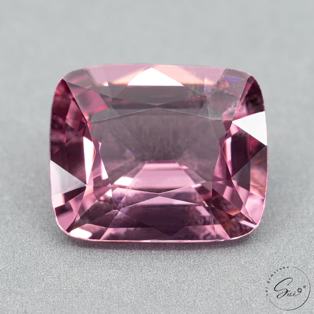 天然【非加熱】スピネル・パープリッシュピンク 4.48ct GIA鑑別書
