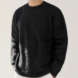 シャギーラウンドネックニット　MT0080368