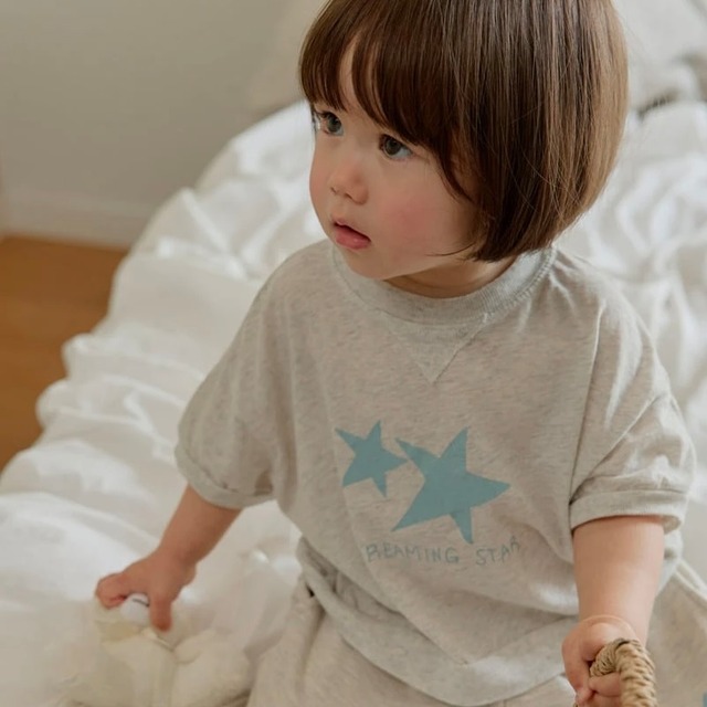 〚予約〛Star Ribbed Tee  <kids>