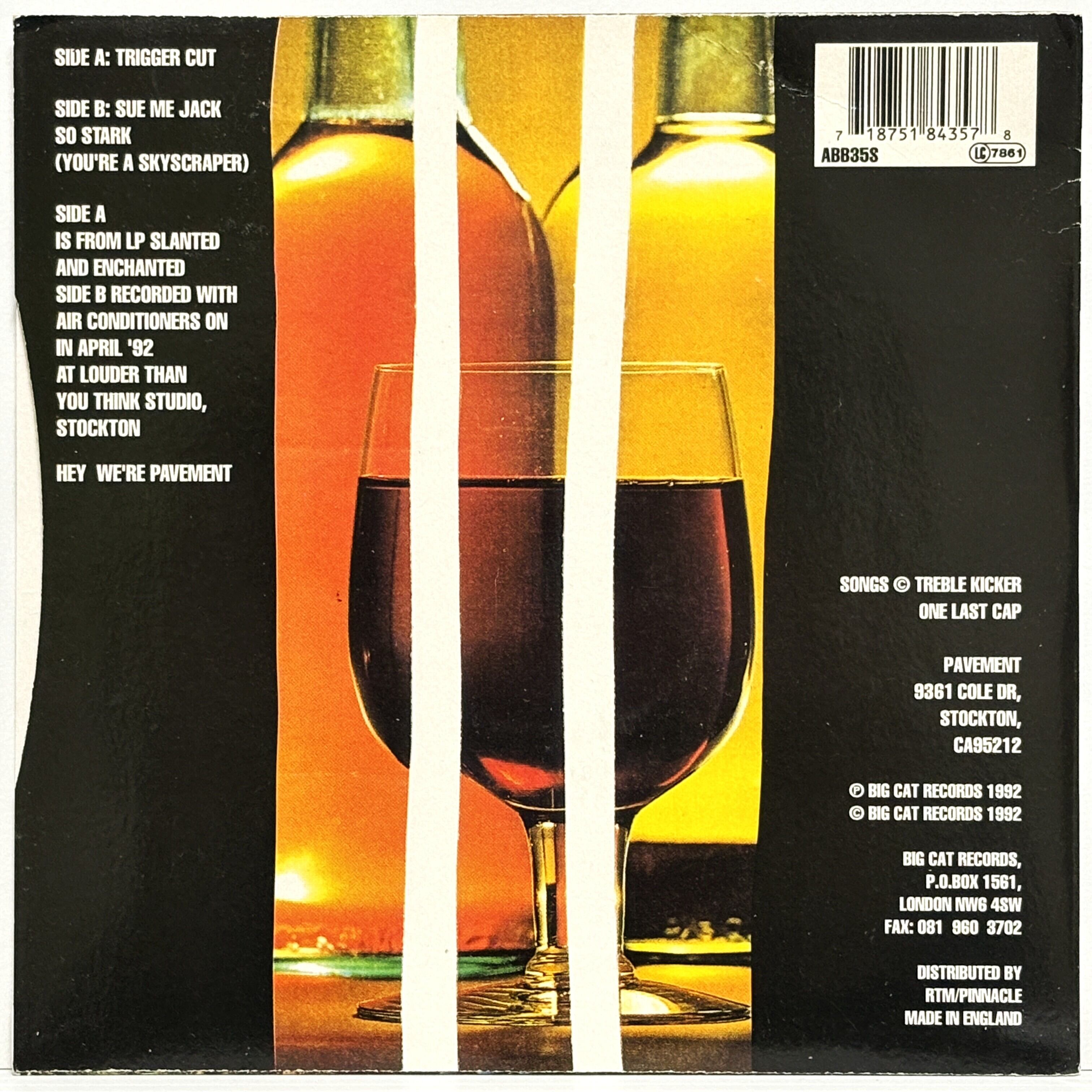 Pavement / Trigger Cut Plus Two (7 inch) □中古盤□ UK盤