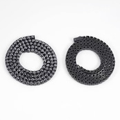 【Ice130】Black Moissanite Tennis Chain Necklace(4mm)