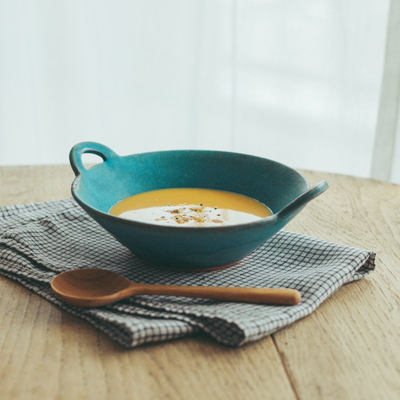 Turquoise Handle Bowl