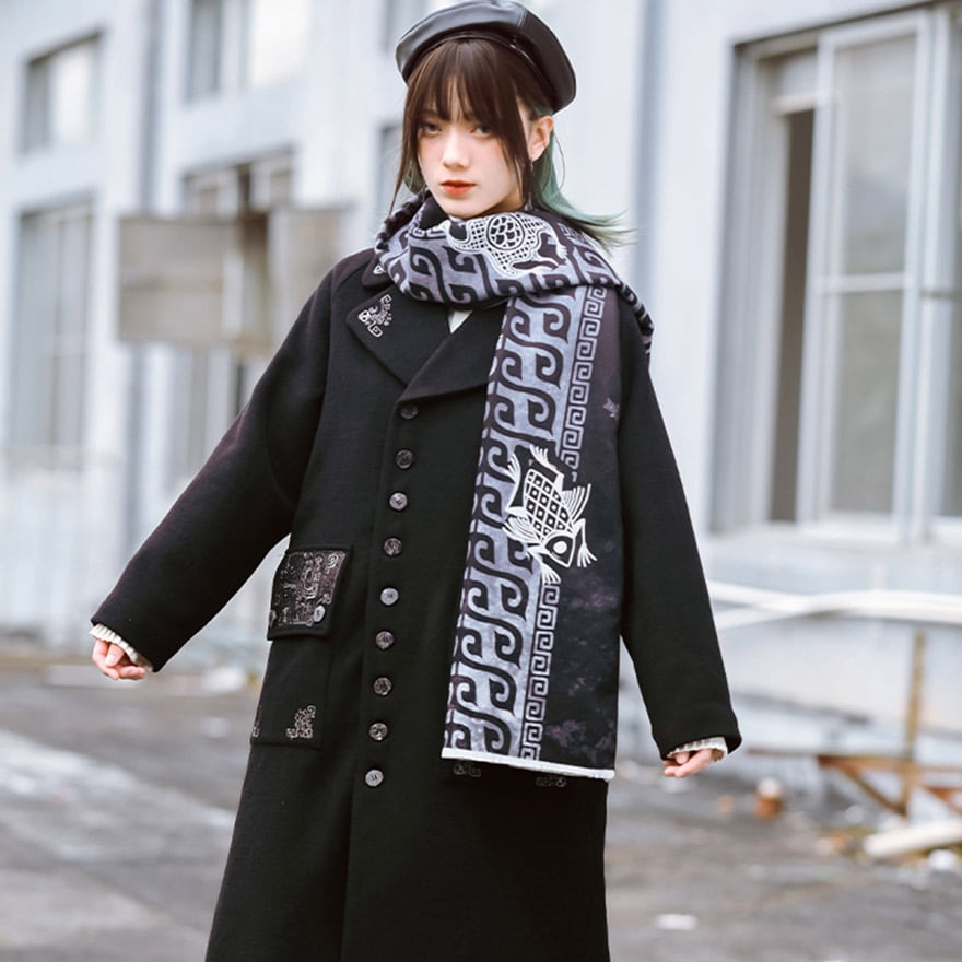 ゴスロリ通販 With U チャイナ風 ゴシック 古怪舎 マフラー ショール