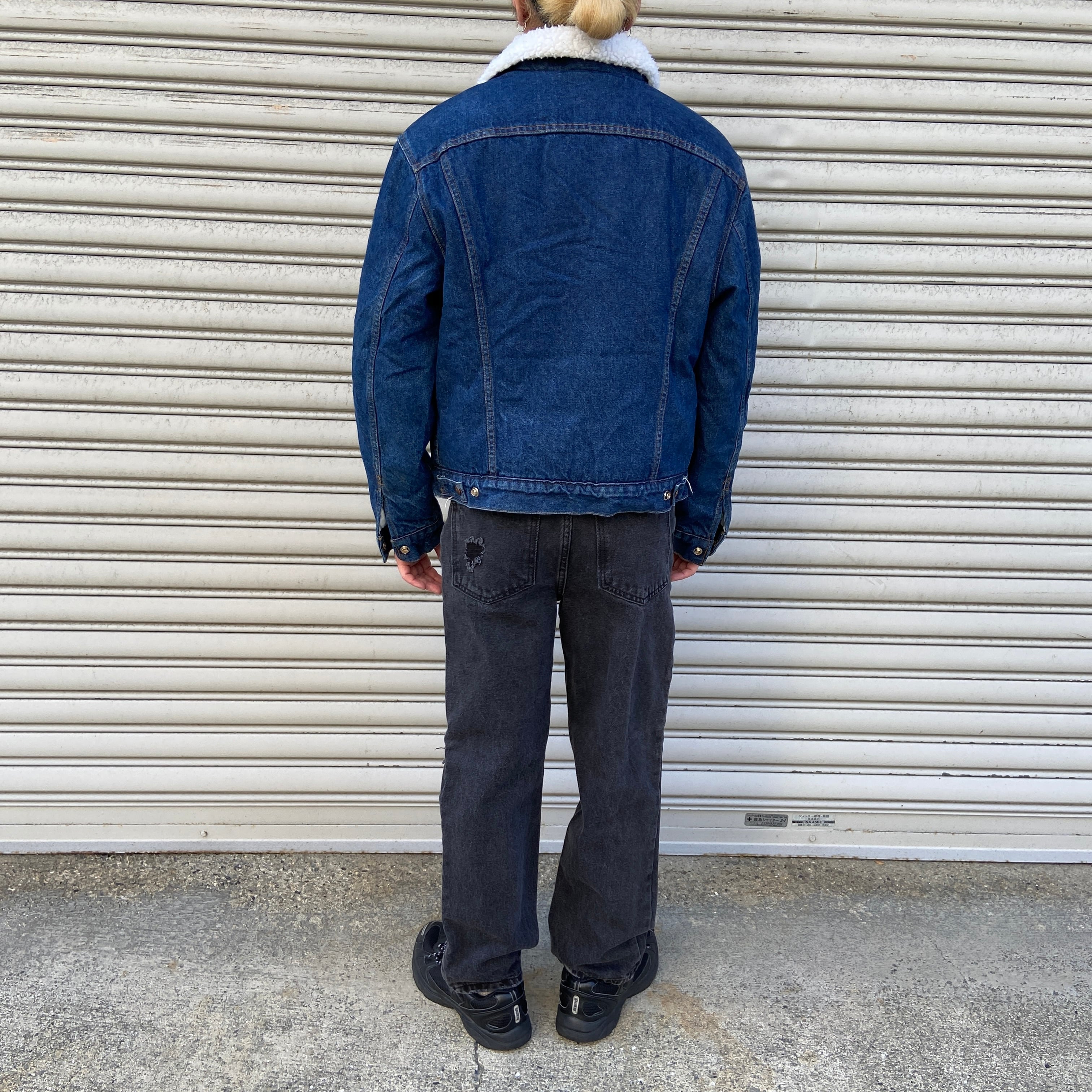 90s USA製 Levi's 70608 ボアデニムジャケット 真紺 42 | 古着屋 Uan 90s USA製 Levi's 70608 ボアデニムジャケット 真紺 42 | 古着屋 Uan
