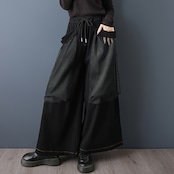 メッシュ レイヤード ワイドパンツ 00301