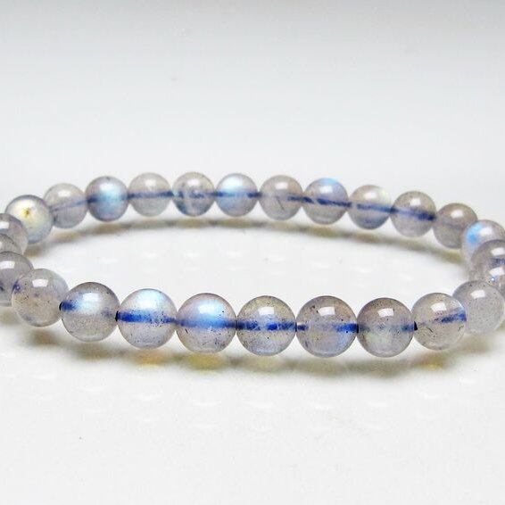ラブラドライト ブレスレット 7mm 一点物 メール便可 [M便 1/10] 111-44805