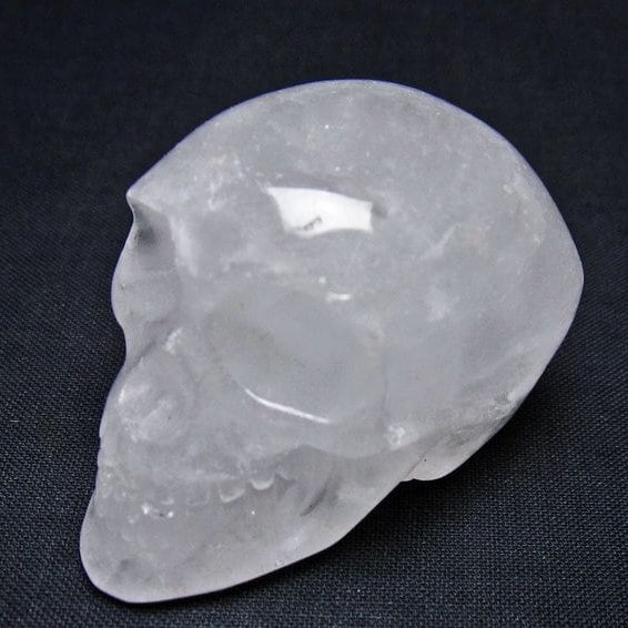 水晶 置物 ドクロ スカル 一点物 145-1850