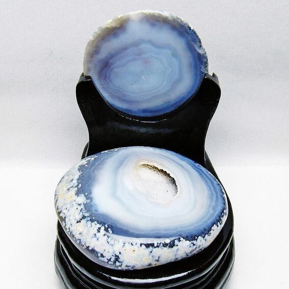 トレジャーメノウ アゲート ジオード 台座付属 一点物 175-1525