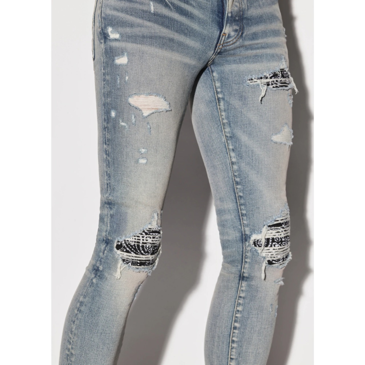AMIRI  MX1 BANDANA JEAN  INDIGO - 7