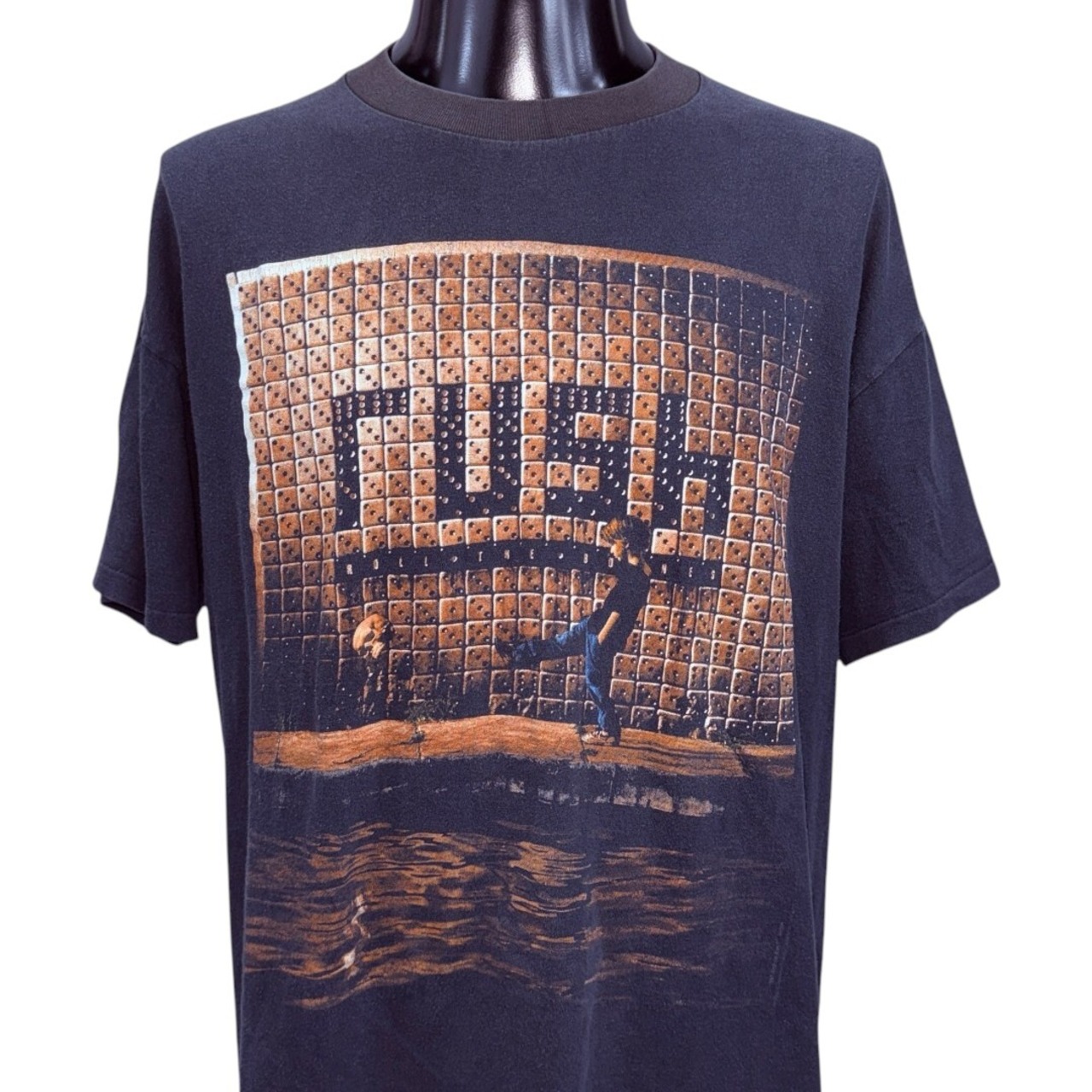 【RUSH】ラッシュ "ROLL THE BONES" 90's Vintage Tour Tシャツ
