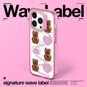 16シリーズ登場！☆もごつセレクト【earpearp】핑크 리본 파코-PINK(웨이브라벨)