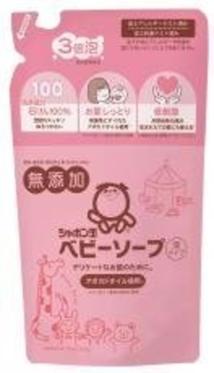 ベビーソープ泡タイプ詰替え ４００ｍｌ　シャボン玉