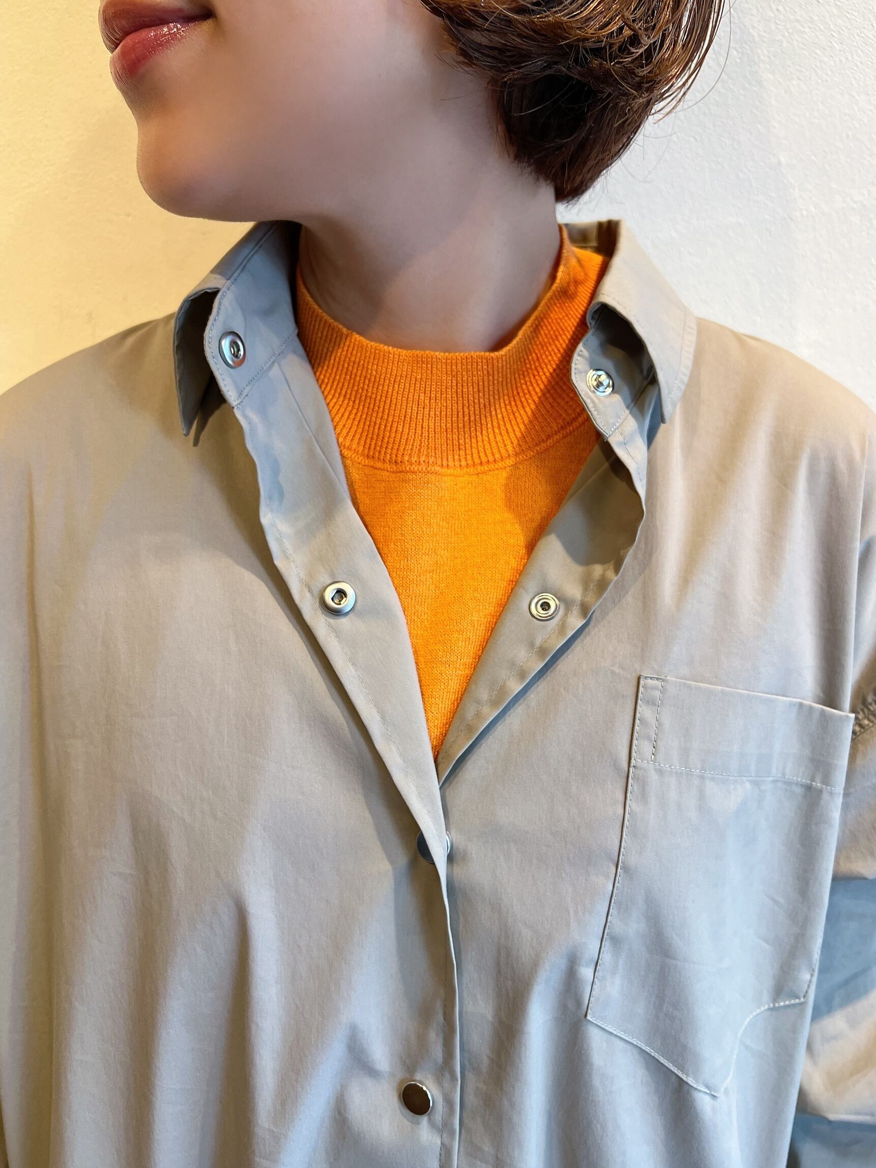 Dignite collier / サイドラインシャツブラウス | anouk