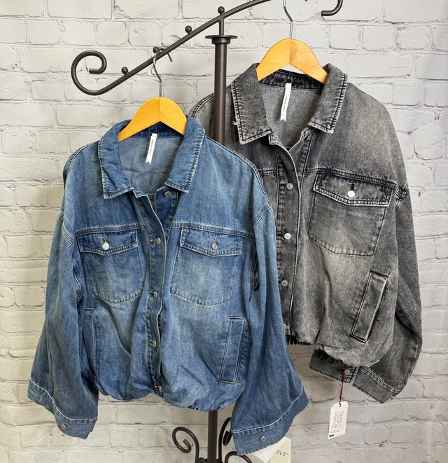 SALE！Dignite collier ディニテコリエ　デニムバルーンJK 80256034