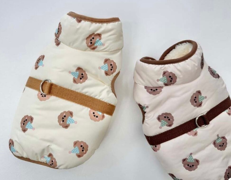 《予約》№Z0170 Kkokal bear padding jumper vest