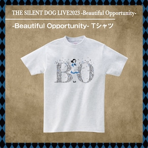 THE SILENT DOG LIVE2023-Beautiful Opportunity-Tシャツ(アッシュ)