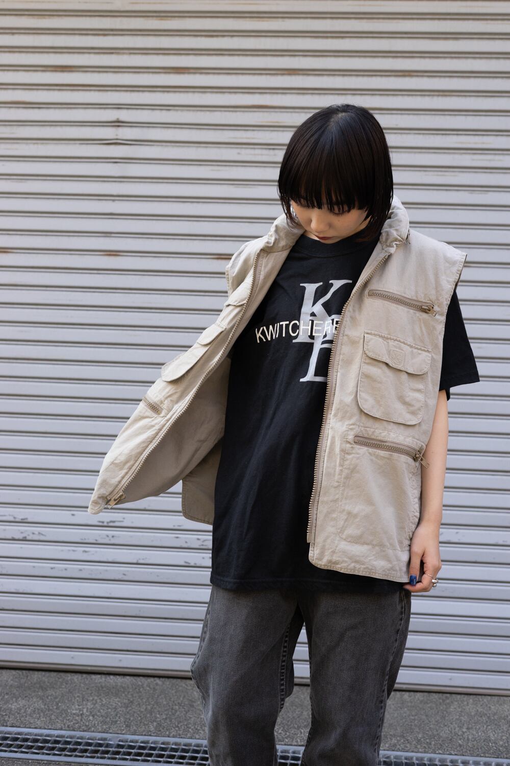 80's banana republic safari vest メンズ L | Pay ID