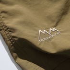 Nylon Shorts with Drawstring Elastic Waist, Side Pockets ◇3color H0649