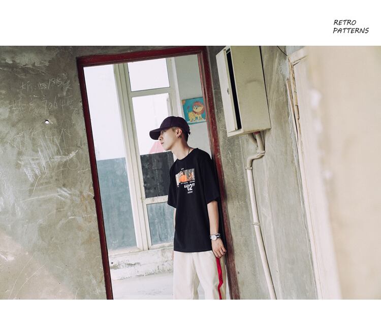 全3色 Tシャツ カットソー プリント カジュアル シンプル