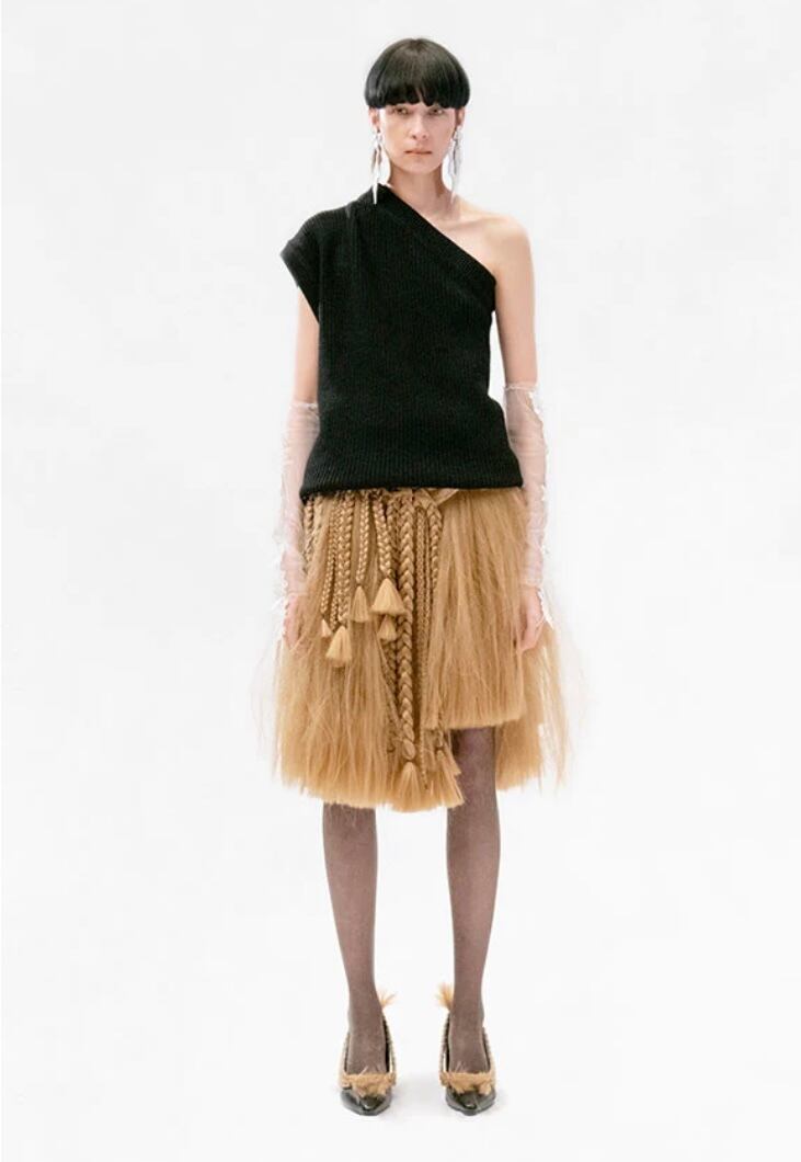 FUMIE=TANAKA asymmetry rib VEST 【公式通販】