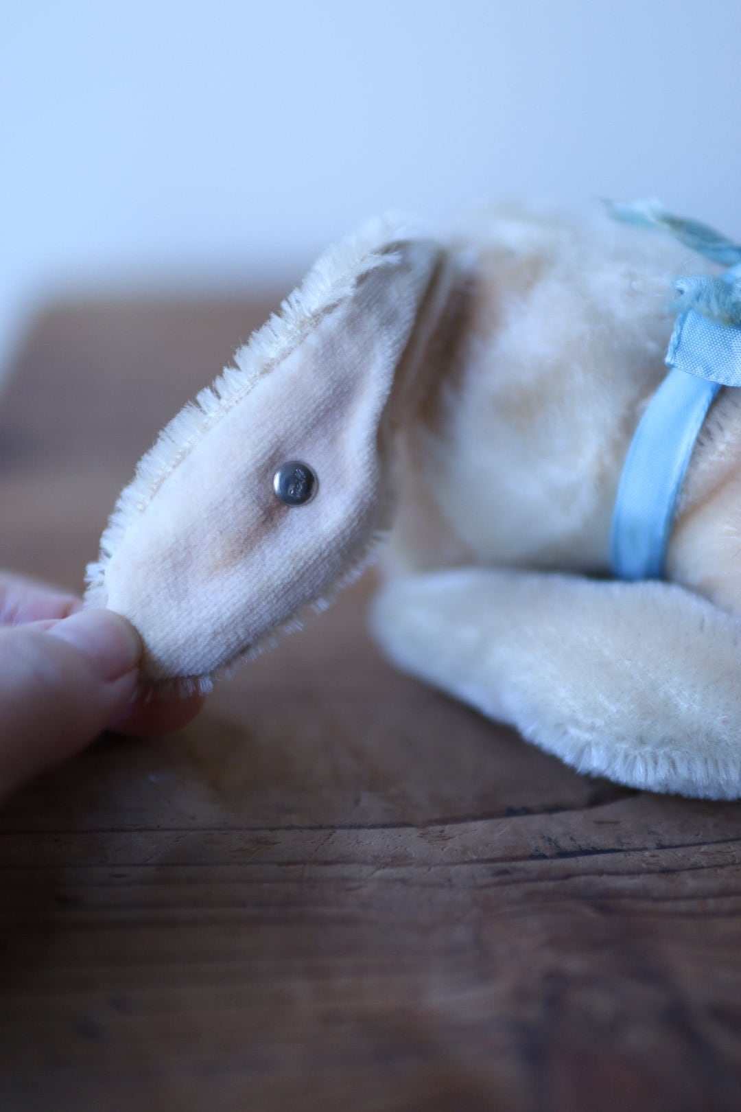 ヴィンテージ シュタイフ お眠りうさぎ FloppyHansi 17㎝