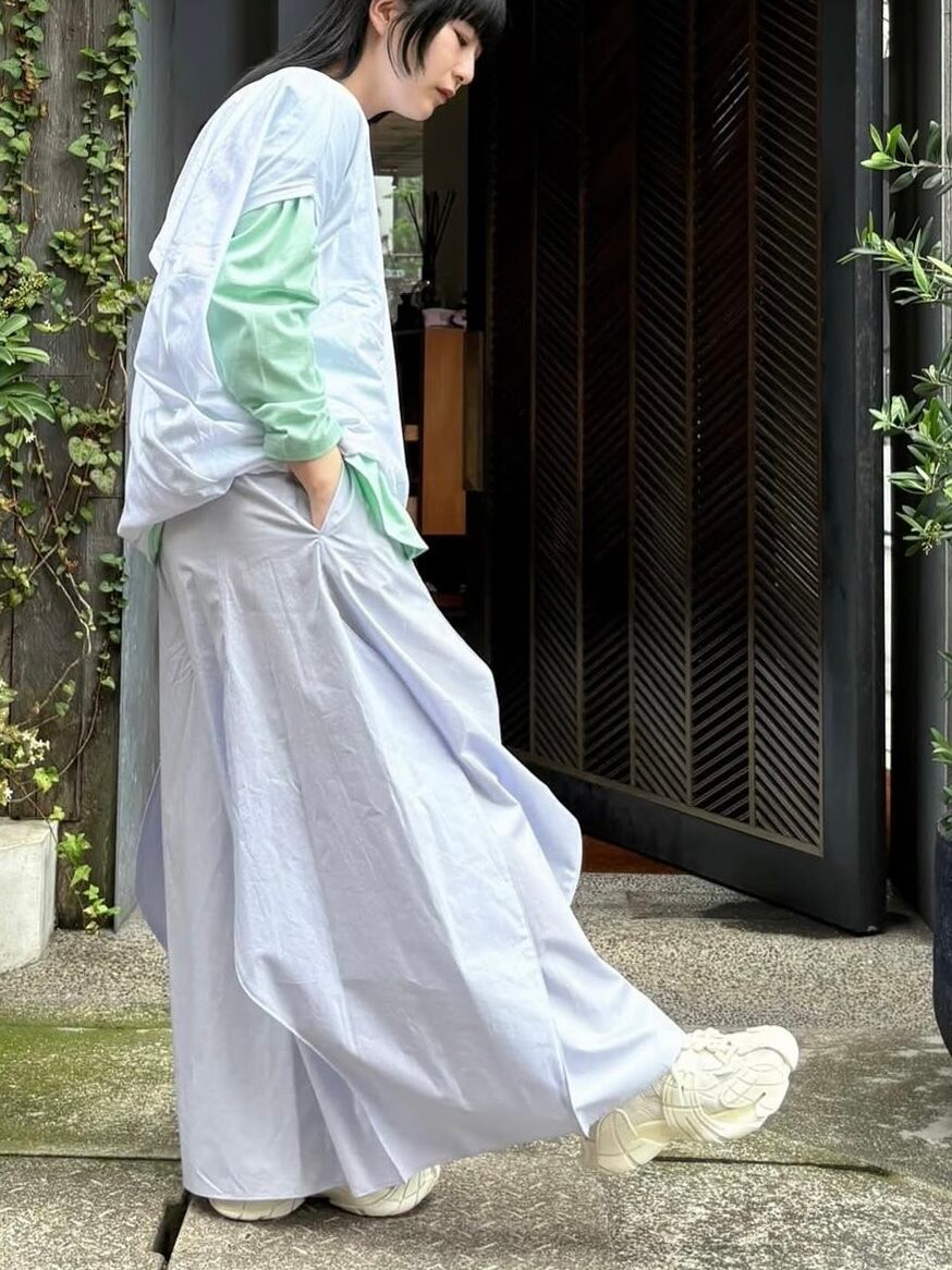 25SS】ENFOLD エンフォルド / WAVE DRAPE TROUSERS / パンツ | TRENT