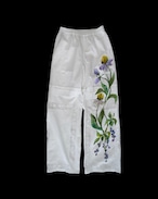 vintage lace pants purple echinacea