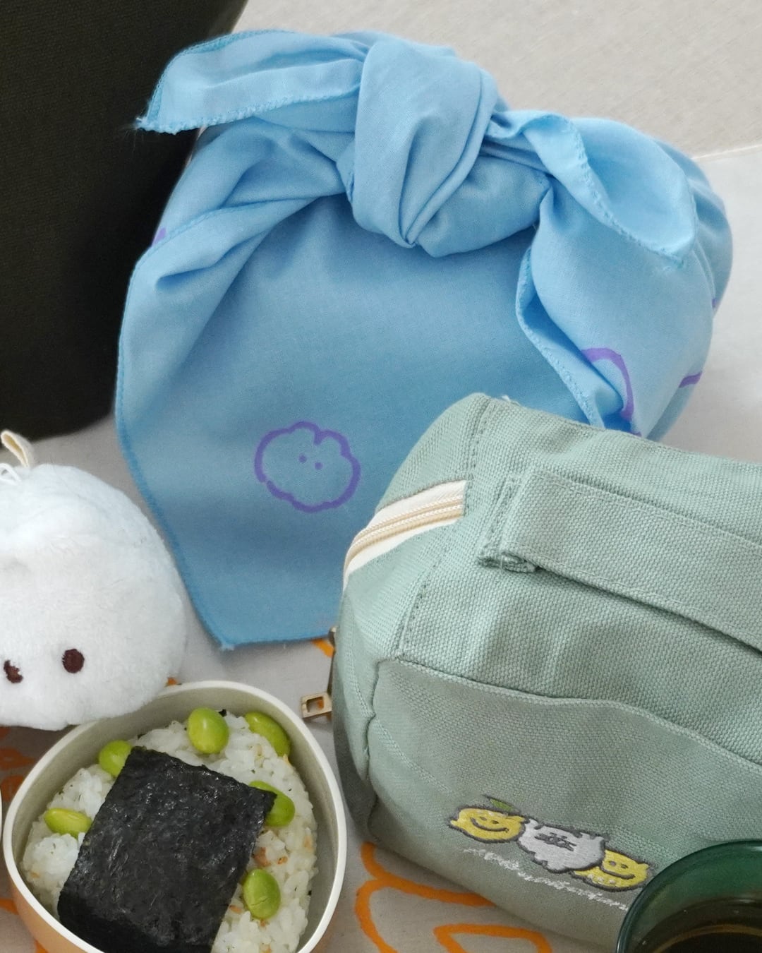 お値下げ品】☆ランチクロス/サックス（MK-584) | もくもくちゃん公式