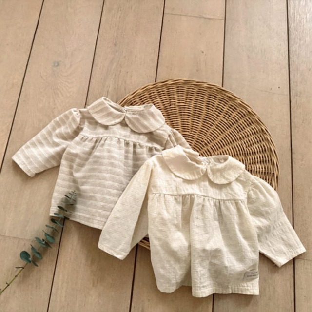 ベビー＆キッズ　春新作  韓国風 テクスチャー感 おしゃれ トップス