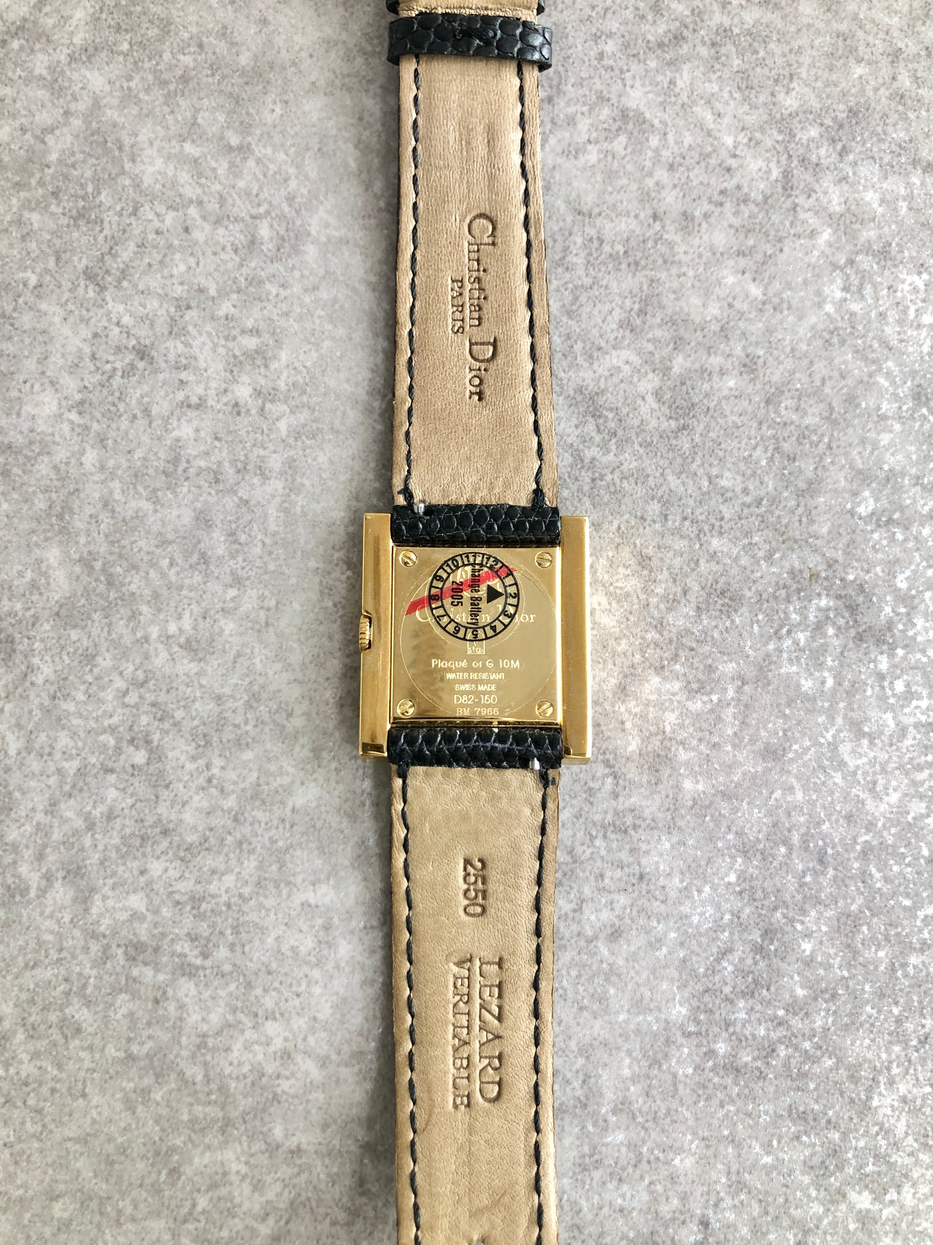 【希少】Christian Dior 腕時計 カナージュ D82-150 希少】Christian Dior 腕時計 カナージュ D82-150