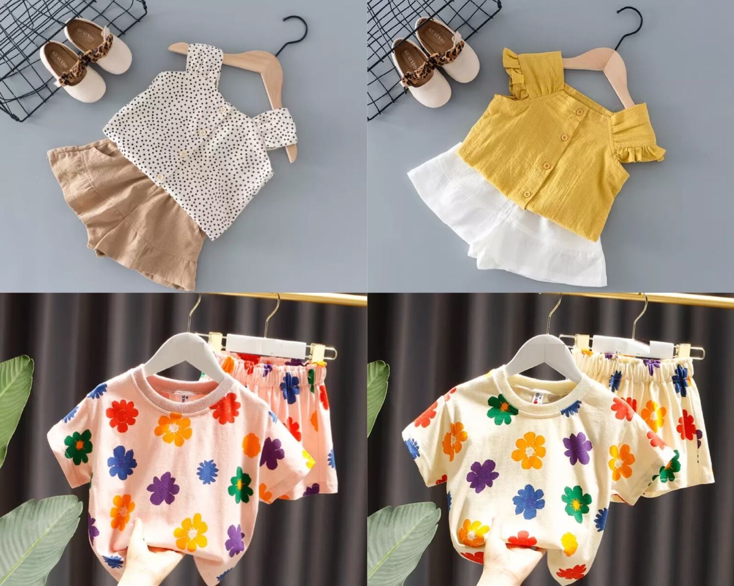 上下2点セット / 女の子 / 〜6才( A•Bタイプ )