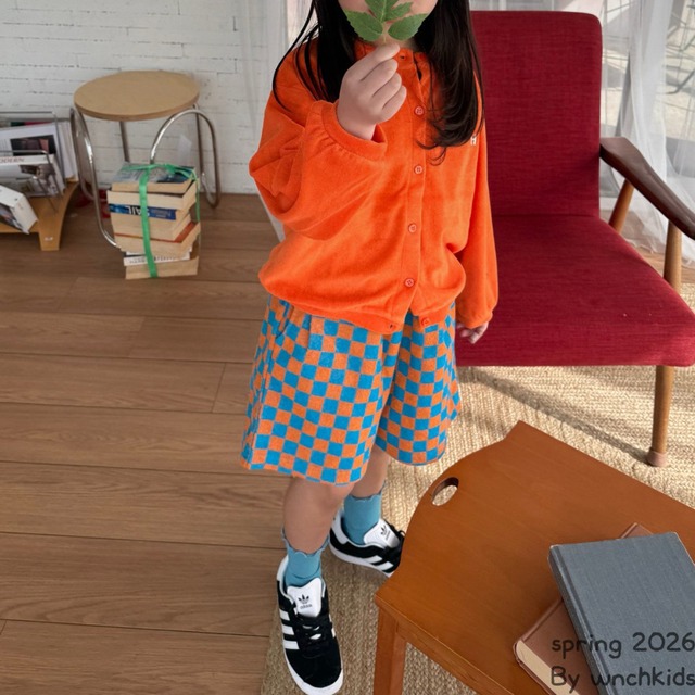 《送料無料》予約:チェッカーショートパンツ【wnchkid’s】