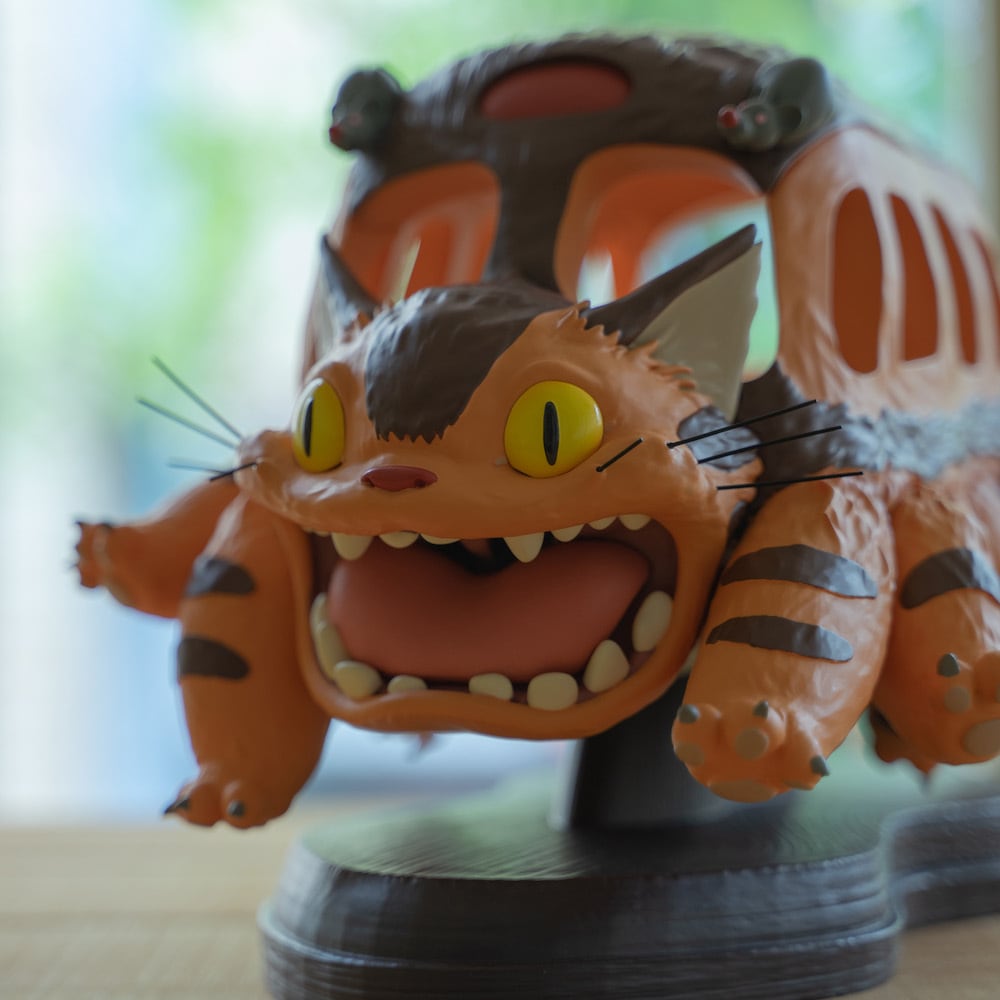 となりのトトロ ネコバスのオブジェ（ネコバスみ〜つけた！） | す