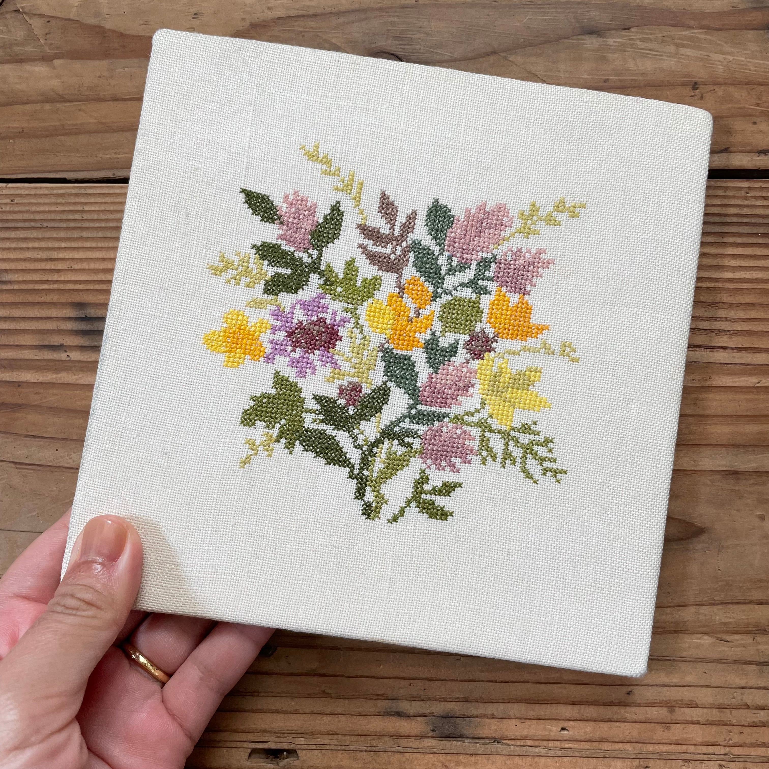 刺繍の壁掛けパネル1