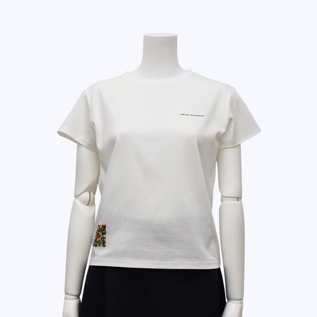 J_O ORIGINAL ARTロゴTシャツ【無限ポリクローム×ホワイト】