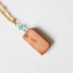 陶器ネックレス  みずたまりno.12 小窓