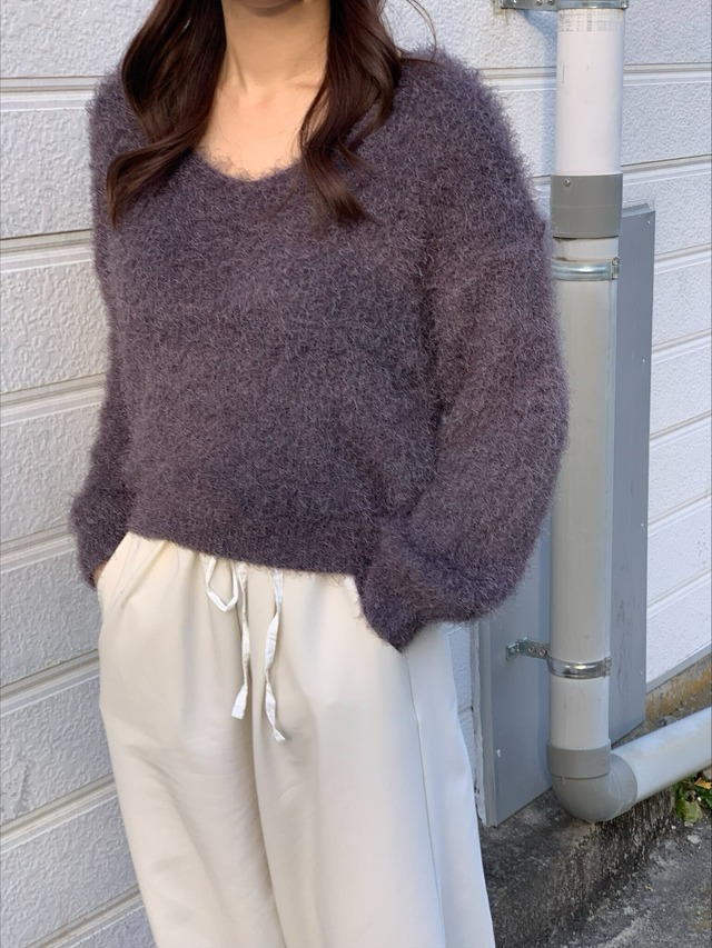 Soft Vneck knit