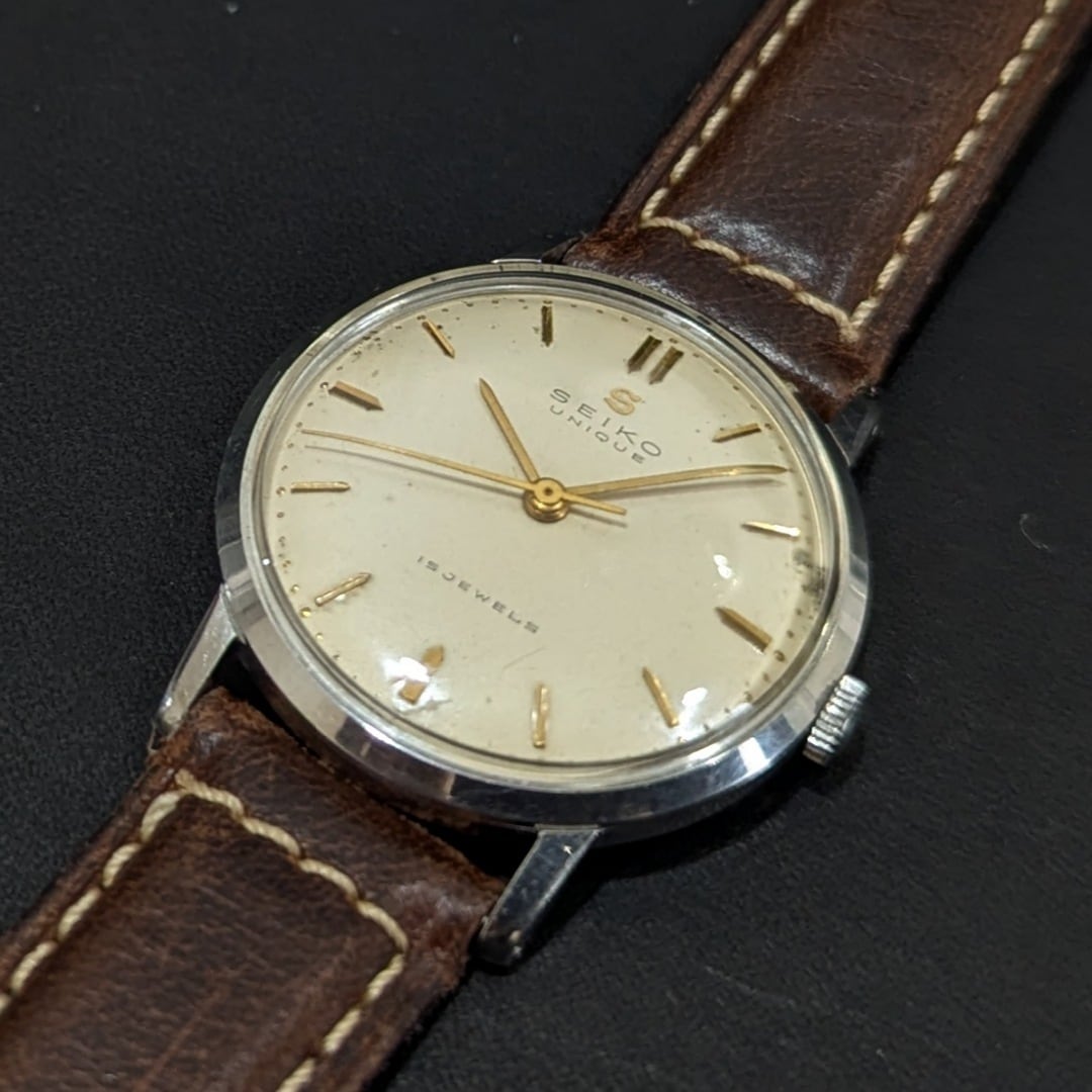 UNIQUE】SEIKO/セイコー ユニーク Sマーク 15石 14044 機械式 手巻き