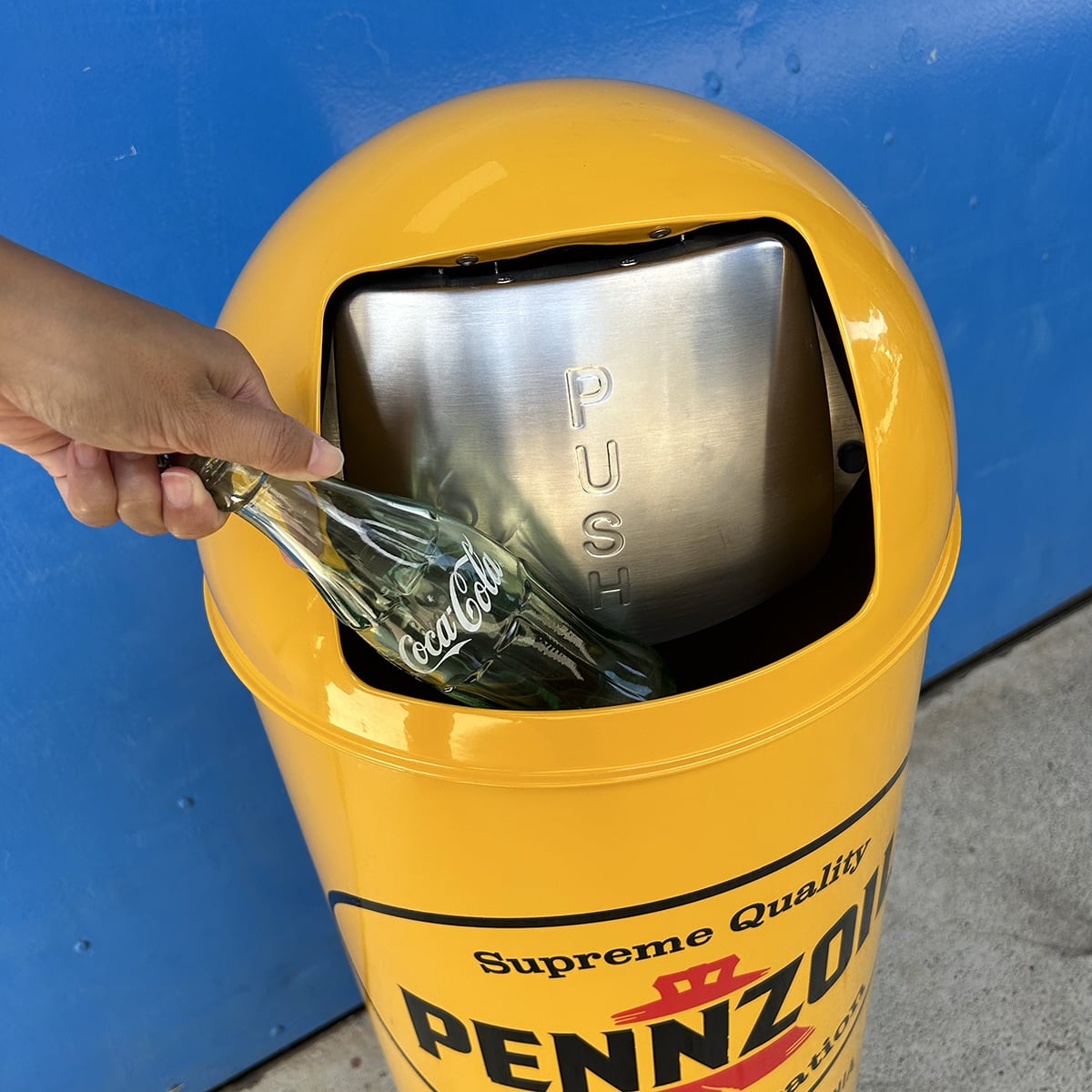 激レア　ソルマック　特大　店頭用什器　ゴミ箱 アメキャラ 53L スチールダストボックス アメリカン雑貨 | アメリカン