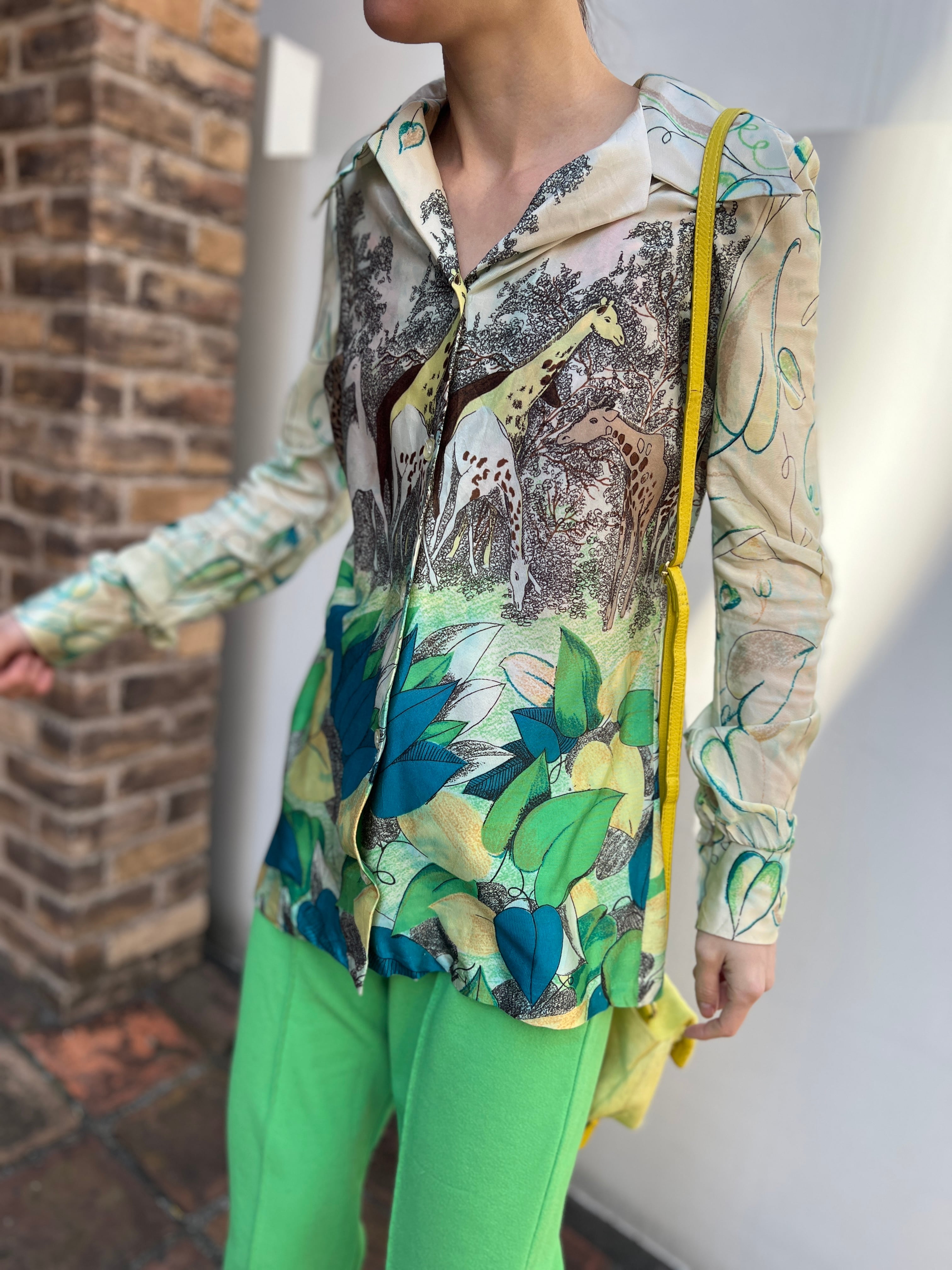 70s kirin × Leaf shirt