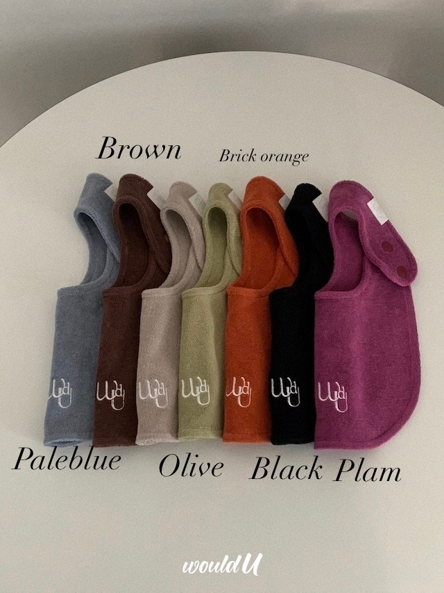 【新色即納】Would.U 「cloud terry bibs」woulduウッドユー