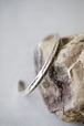 Navajo Early Hand Stamped Single Carinated Silver Cuff (c. early 1930s)